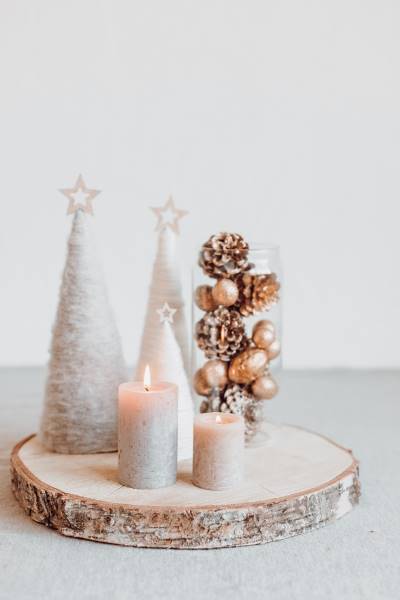 Decoracion de mesa Navidena y moderna