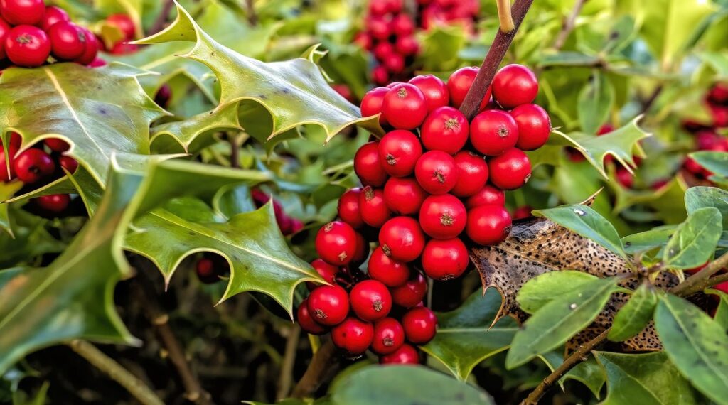 Acebo, planta tóxica para gatos
