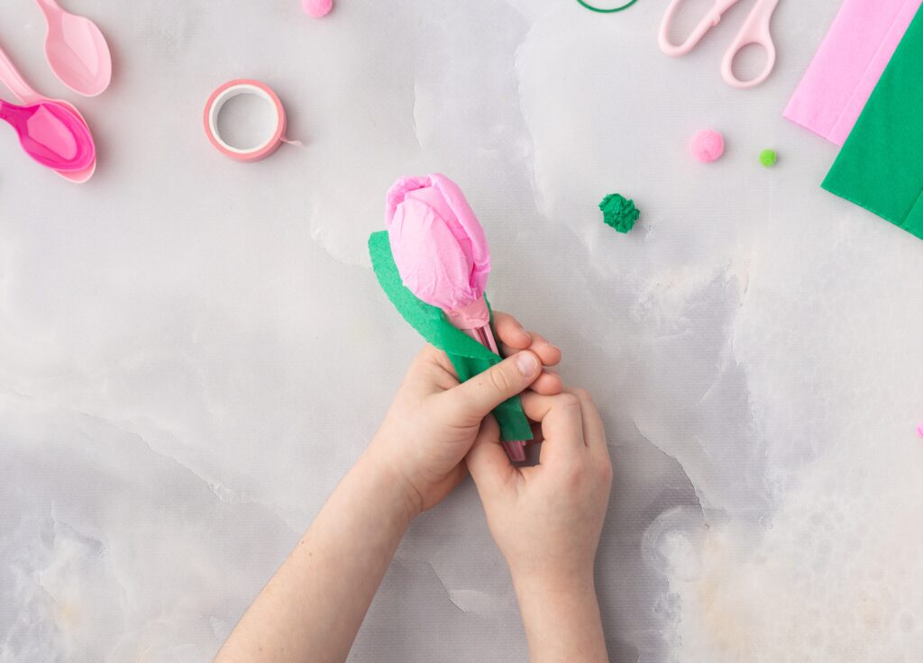 Flores de manualidades Día de la Madre