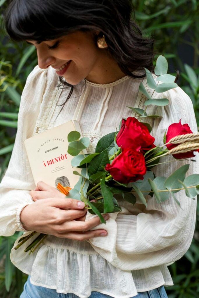 Sant Jordi: rosas y libros