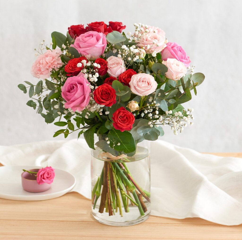 Flores baratas primavera: rosas