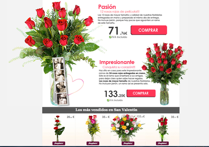 rosas san valentin
