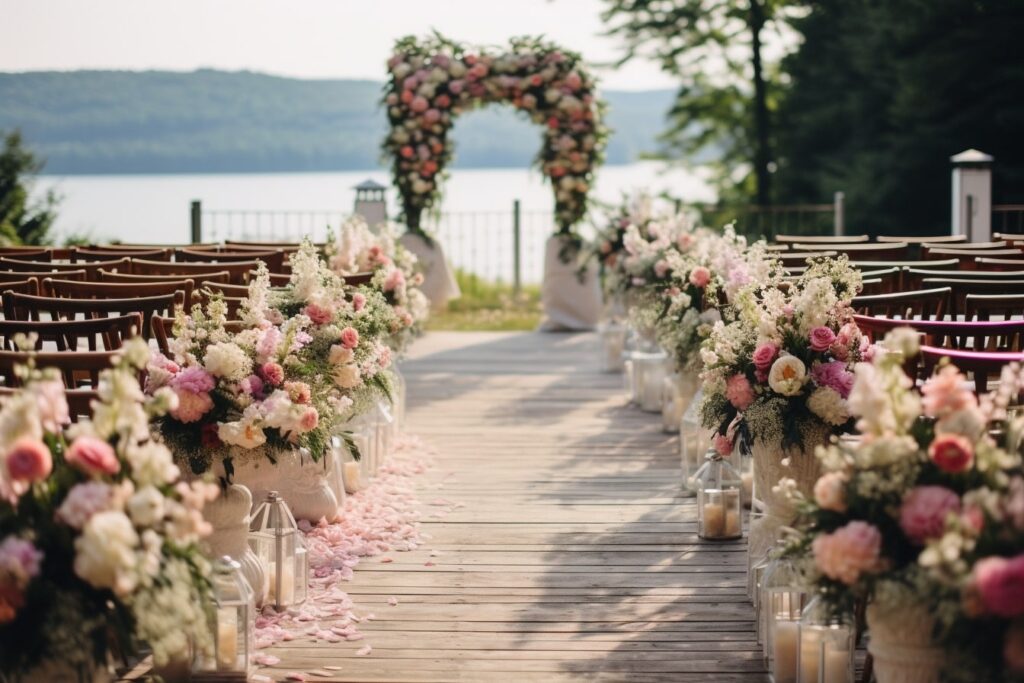 arco flores boda
