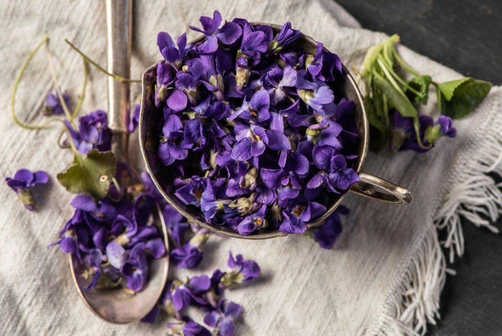 Violetas comestibles Día de la Madre