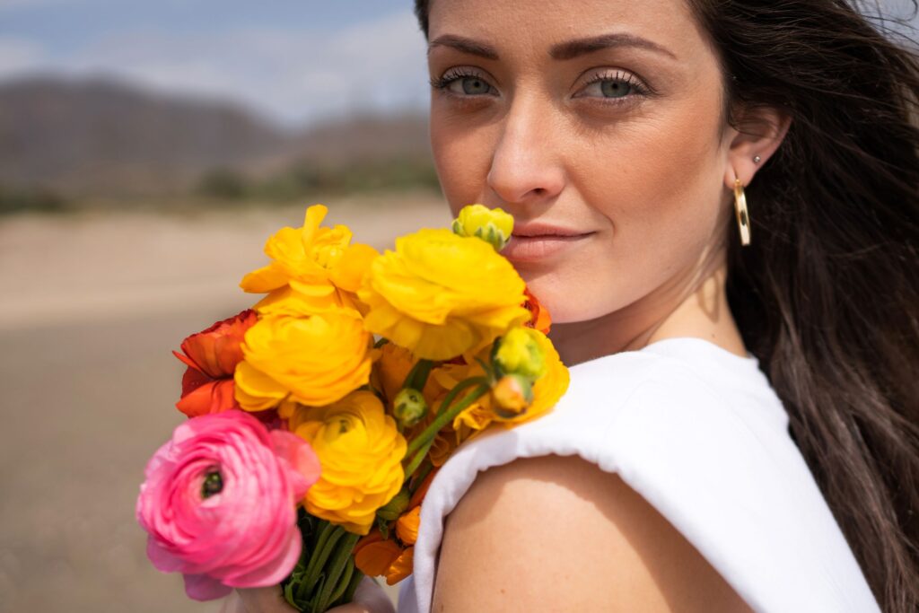 Flores para una mujer