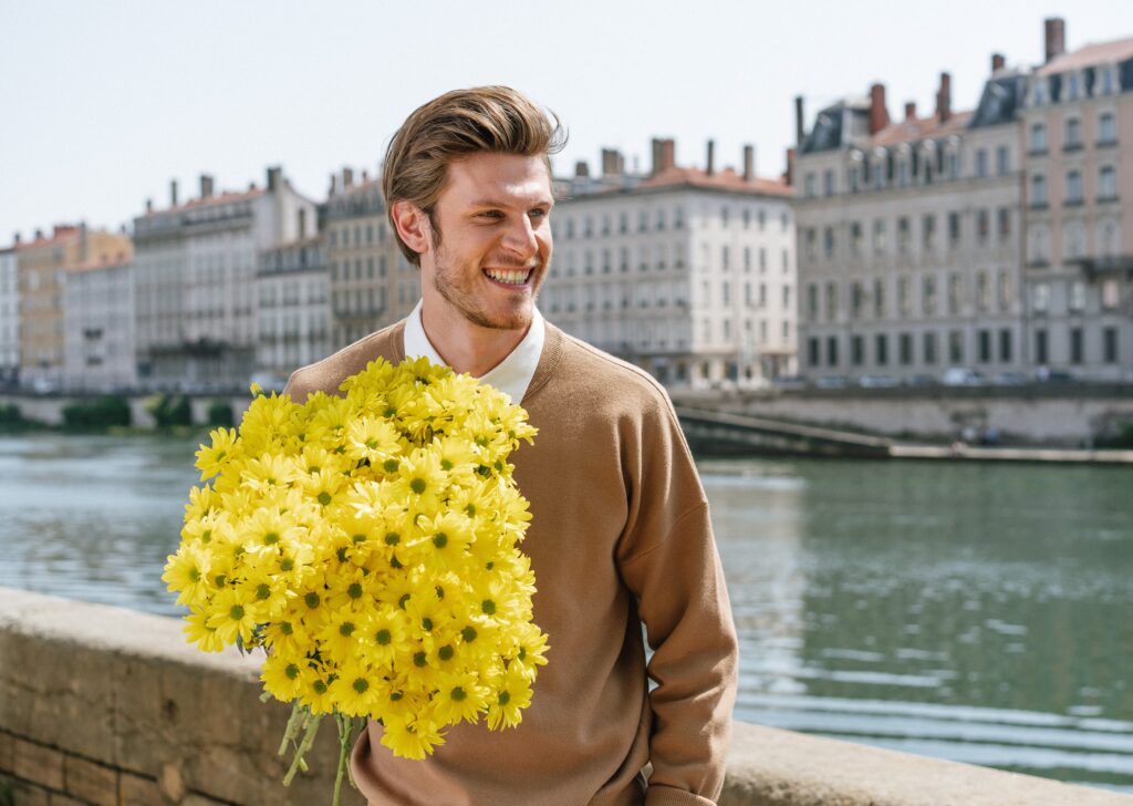 Ramo de flores amarillas para hombres