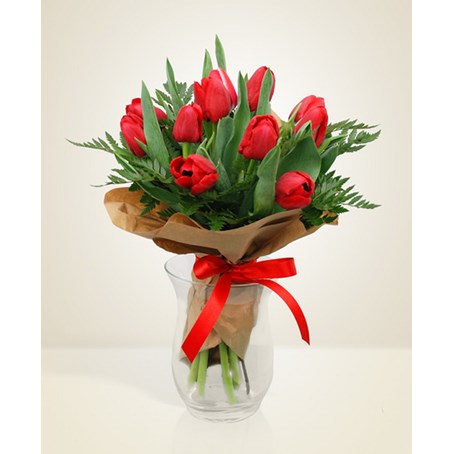 Red tulips