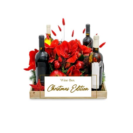 Wine Box Christmas Style