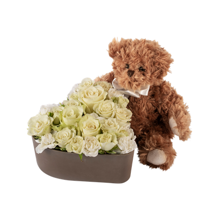 Hugs from Teddy White 242667