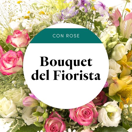 Florist bouquet with roses