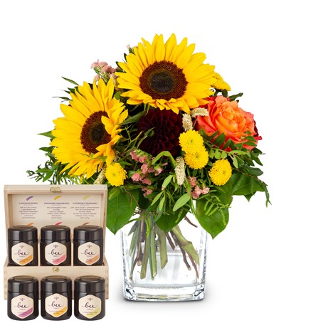 Top of Summer with Bee-Family honey gift set