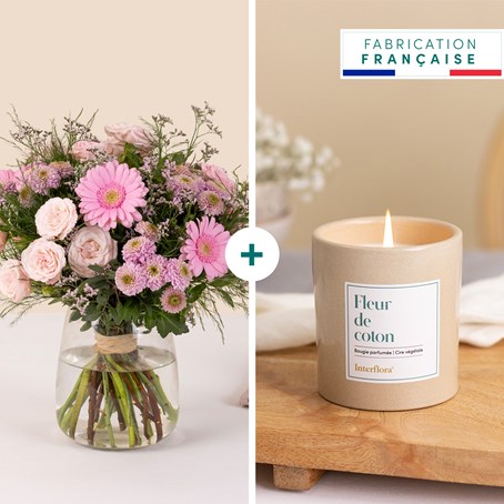 Congratulations and candle - Felicitations et sa bougie