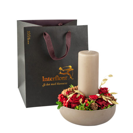 Cozy Christmas Candle Red 910527