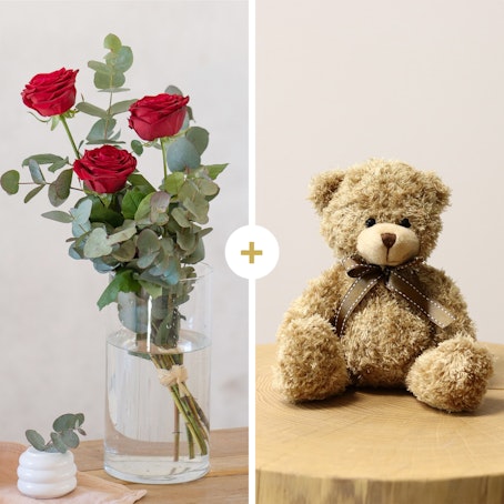 Tres Rosas y un Abrazo