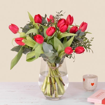 Ramo de Tulipanes Rojos