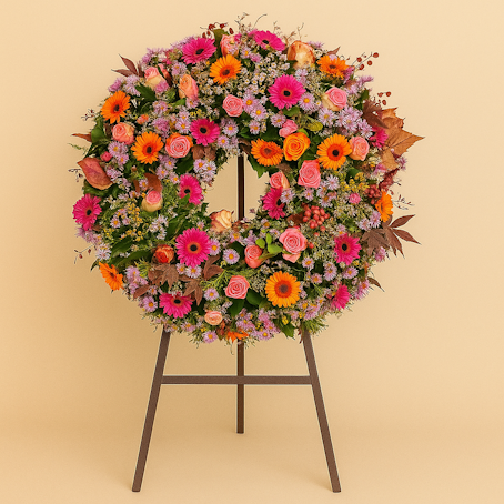 Corona del Florista Multicolor Premium