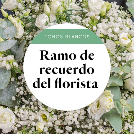 Ramo de recuerdo del Florista Blanco