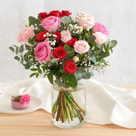 Regalos de Rosa para Mujer, Oso de Rosa, Regalo del Día de San Valentín  para Ella, Flor de Rosa de Cumpleaños para Novia, Regalos de Rosa del Día  de la Madre, Regalos