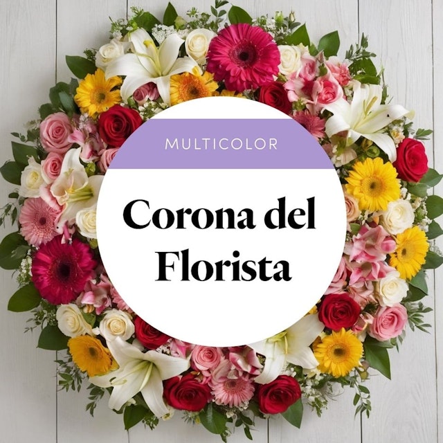 Corona del Florista Multicolor