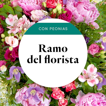 Bouquet del florista con Peonías