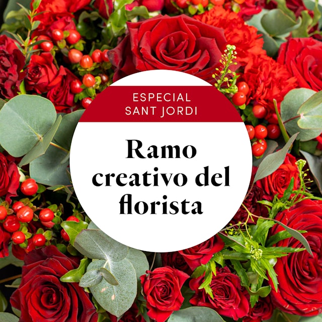 Ramo del florista rojo