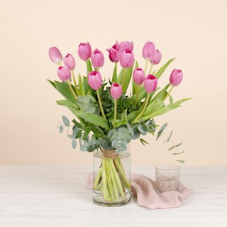 Ramo de tulipanes Rosas