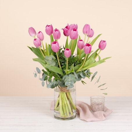 Ramo de tulipanes Rosas