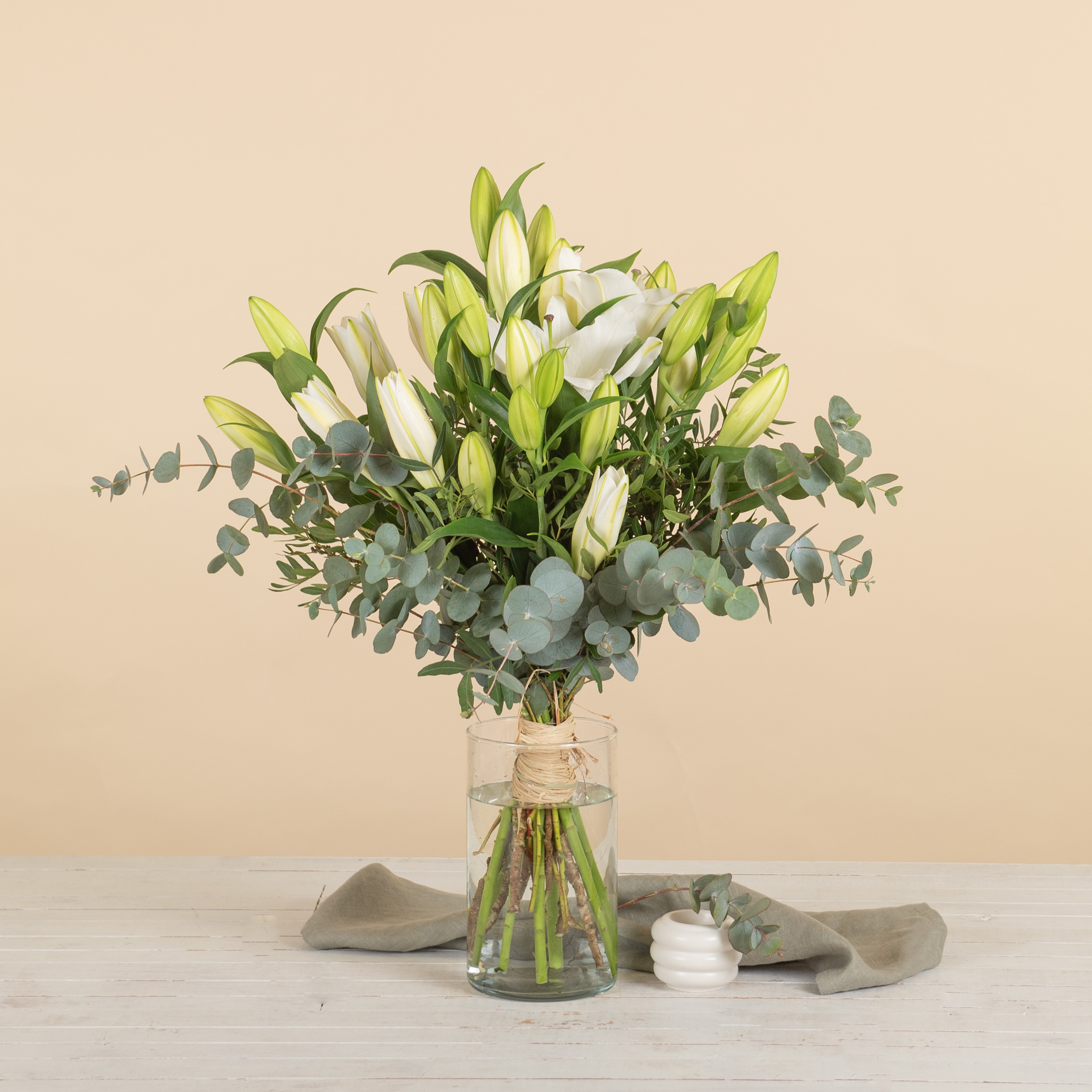 Ramo de Lirios Blancos