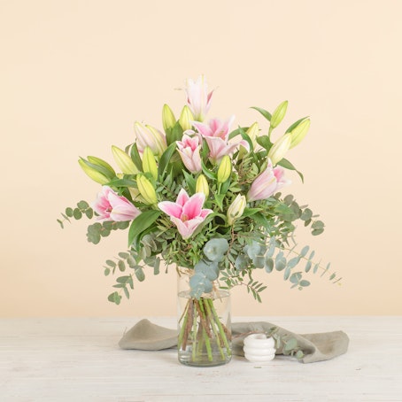 Liliums Blancos y Rosas