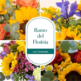 Ramo con girasoles