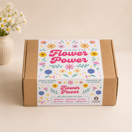 Kit de autocultivo "Flower power"