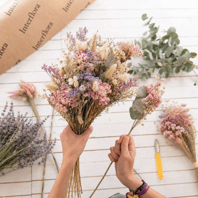 Ramo con flores secas