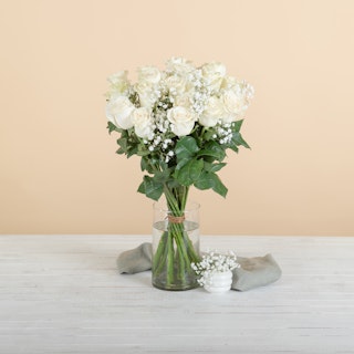Ramo de rosas blancas