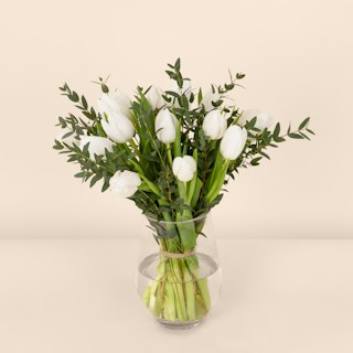 Ramo de Tulipanes Blancos